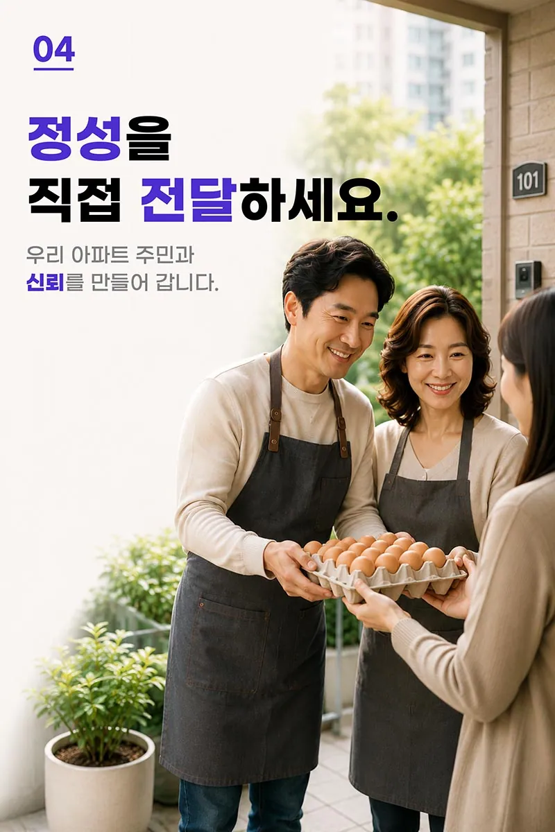 윗딜 셀러 창업플랜 4단계 — 정성을 직접 전달하며 이웃과 신뢰를 쌓으세요